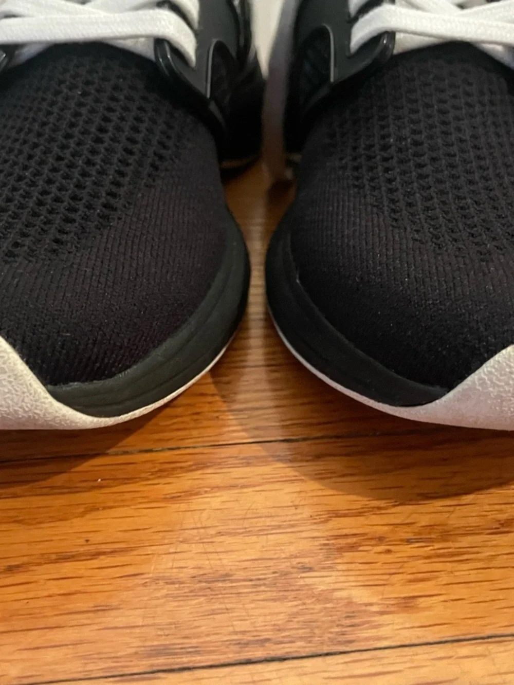 Tory Burch Women’s Black Athletic Sneakers with White Laces (size 8)